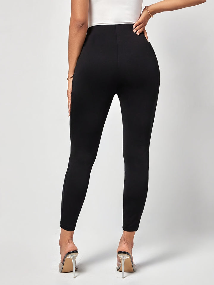 Women's Elegant Red Skinny Pants - BloMelle