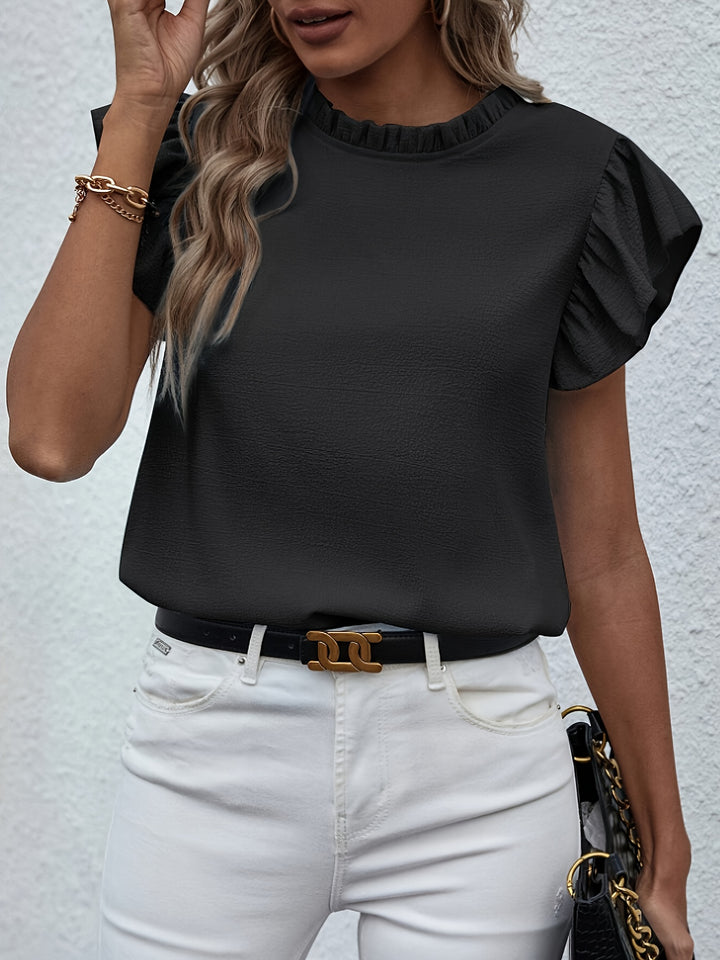 Women's Round Neck Crop Tank Top - BloMelle