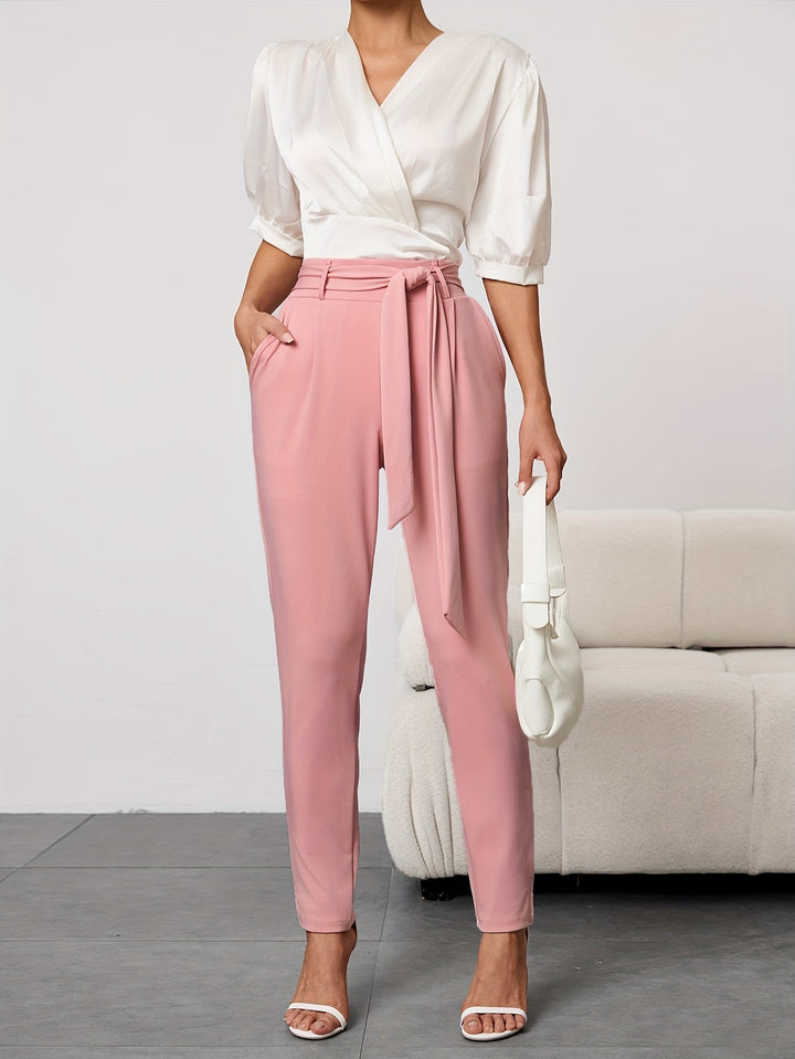 Women's High Waisted Skinny Pants - BloMelle