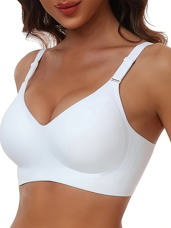 Solid Seamless Cami Bra