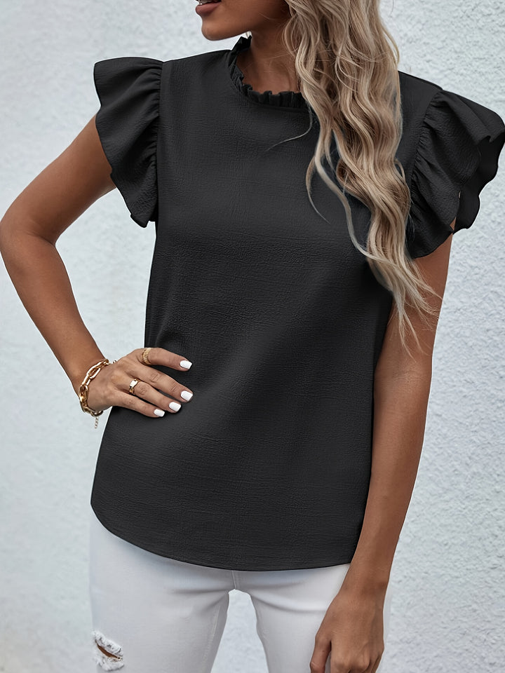 Women's Round Neck Crop Tank Top - BloMelle