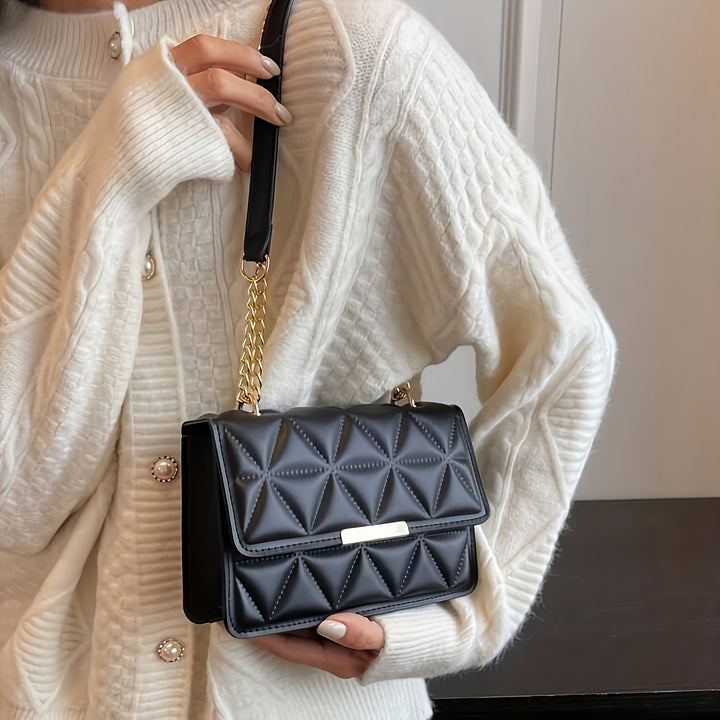 Women's Faux Leather Shoulder Bag - BloMelle