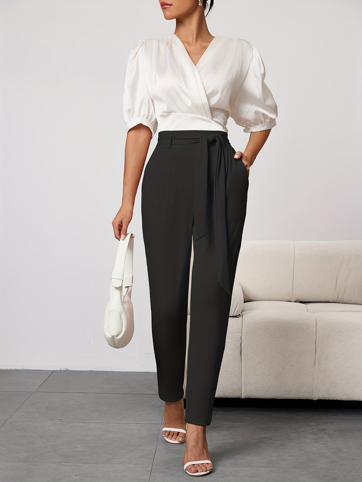Women's High Waisted Skinny Pants - BloMelle