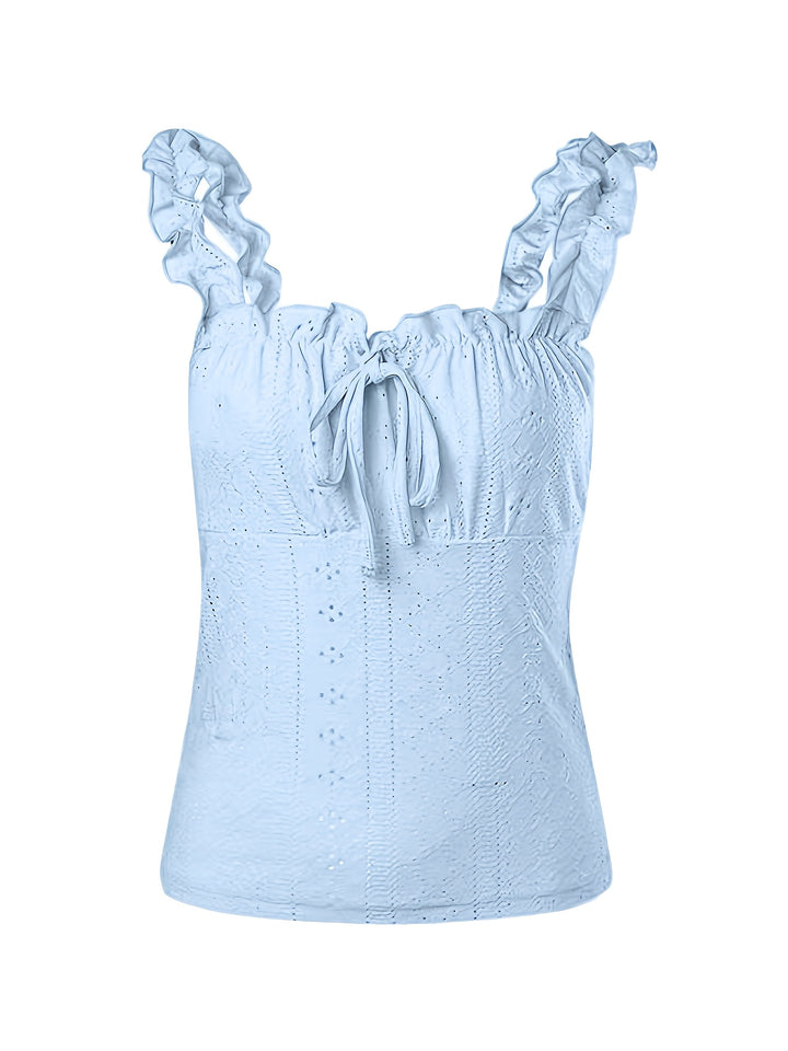 Women's Trim Cami Top with Floral Print - BloMelle