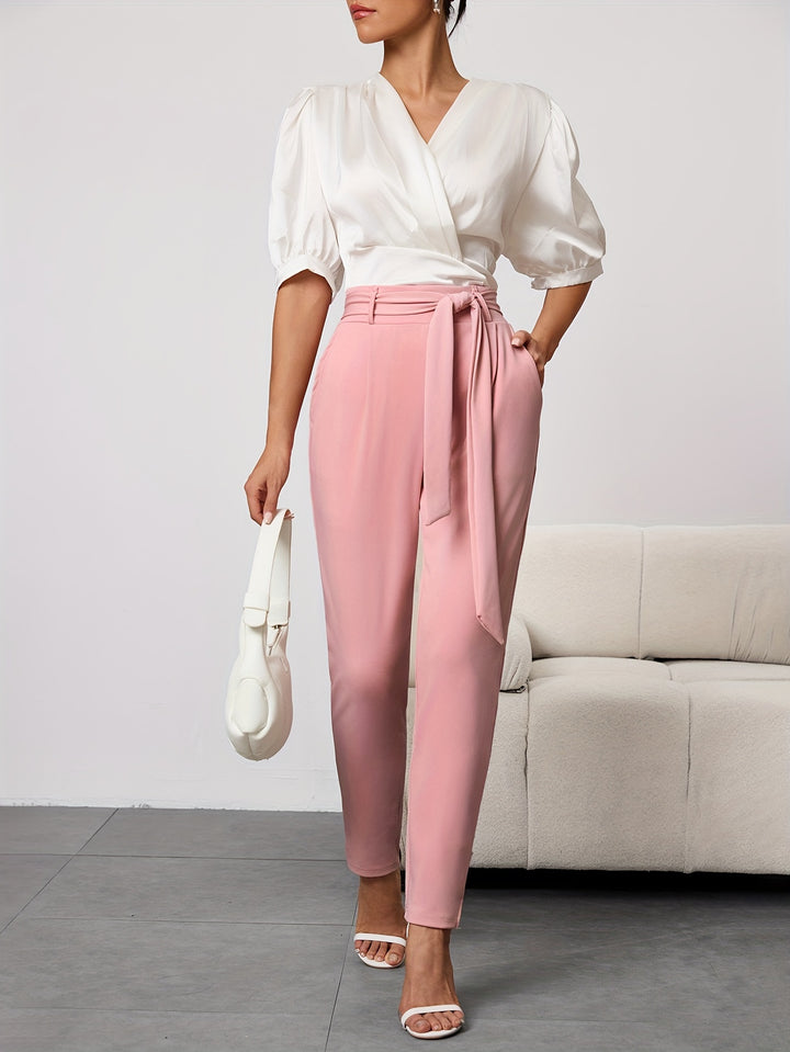 Women's High Waisted Skinny Pants - BloMelle