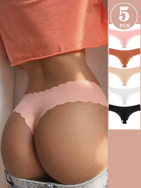 Invisible Comfort 5-Pack VPL-Free Cheeky Hipsters - BloMelle